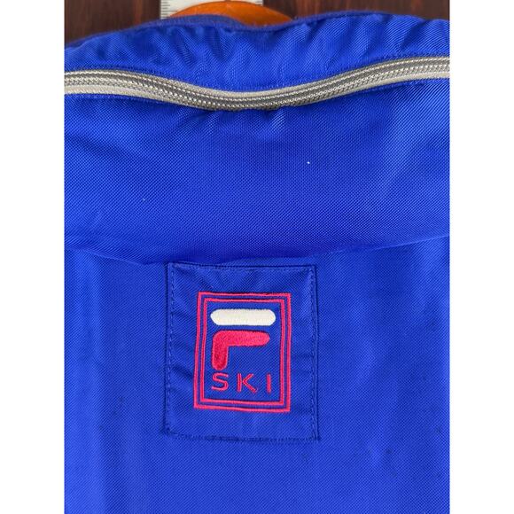 FILA Ski Performance Celtech-Hi Competition Jacket Retro Blue Yellow Mens Medium - Picture 11 of 11